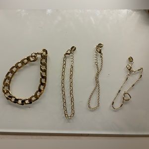 Gold Bracelet Set